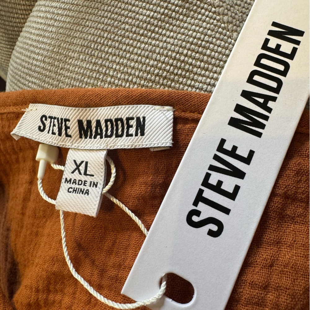 Steve Madden Rust-Brown Spaghetti Strap Maxi Dress - Picture 6 of 8